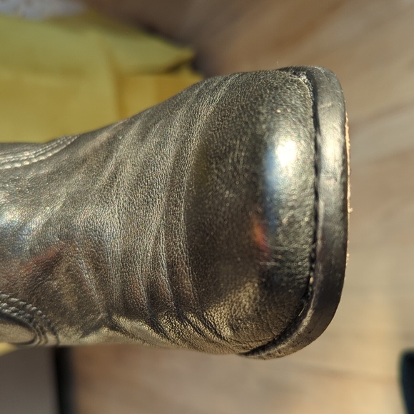 FRYE women's boots Size 7.5 ANNA mid Pull On supple soft leather - Picture 9 of 17